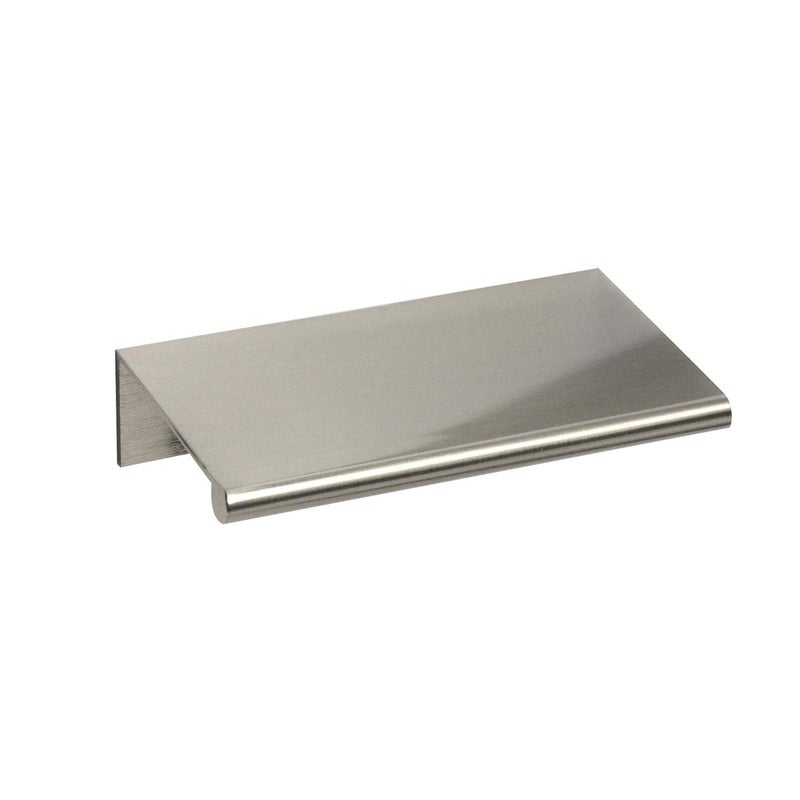 CKP #3306-3 in. CKP Brand Back Mount Finger Edge Pull, Brushed Nickel - 12 Pack - Image 1